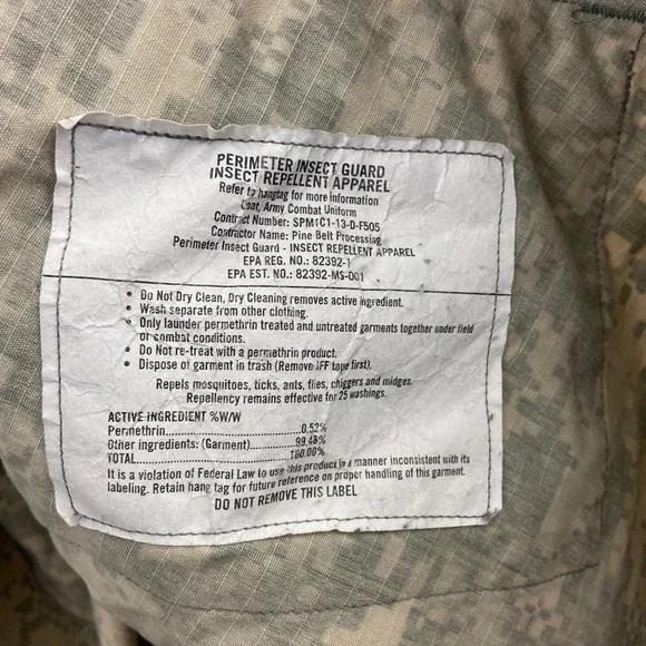 Army Military Digital Camouflage Large Combat Coat - Picture 10 of 13